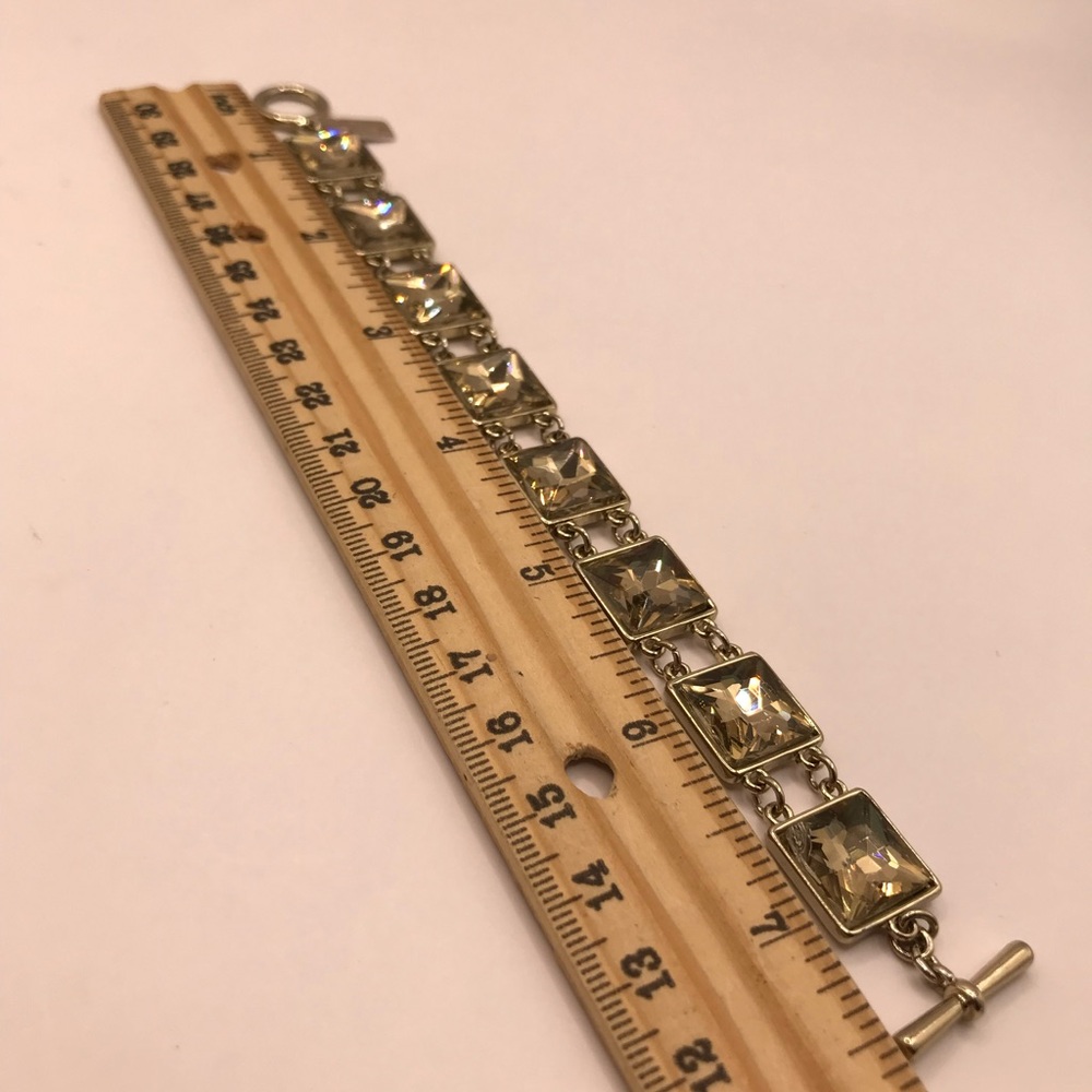 The Limited Gold-Tone & Faceted Crystal Bracelet - Picture 7 of 8